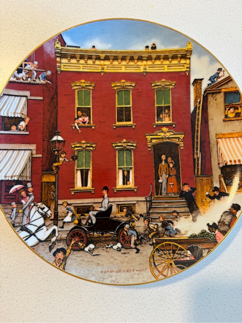 Norman Rockwell “City Pride” Collector Plate — 1985 — No. 534